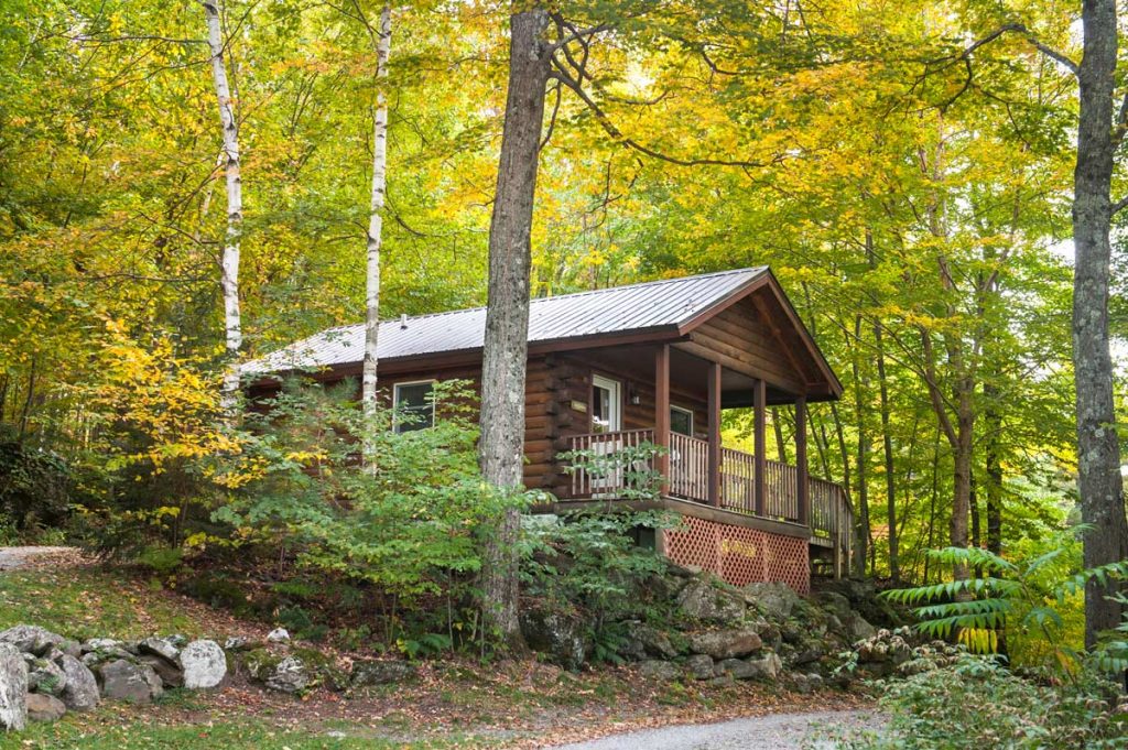 log cabin resorts in vermont